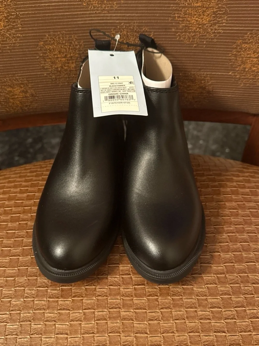 Cat & Jack Black Ankle Boots